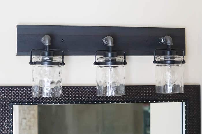 Industrial DIY Vanity Lights