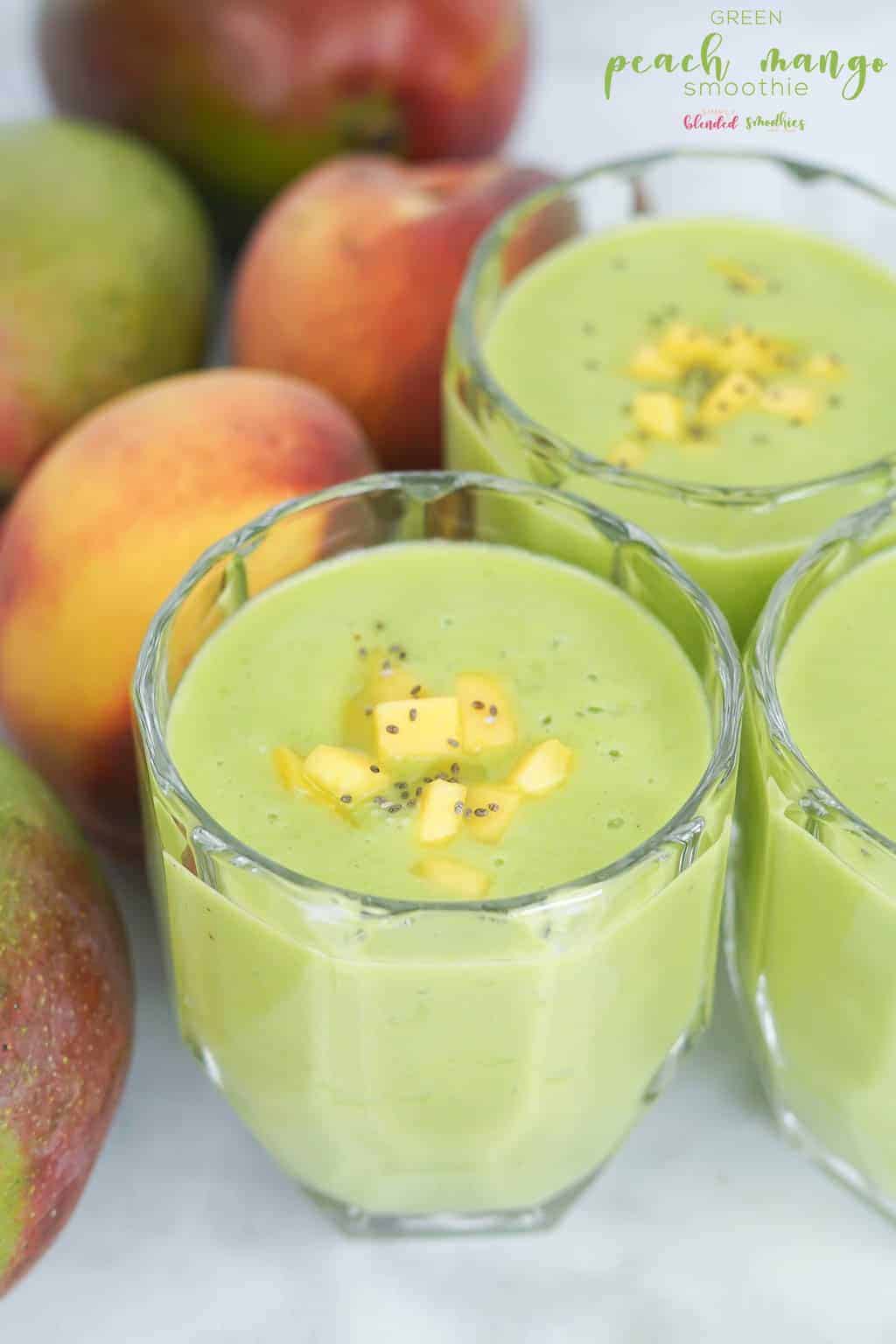 Banana Peach Smoothie 14 Easy and Delicious Green Peach Mango Smoothie Recipe