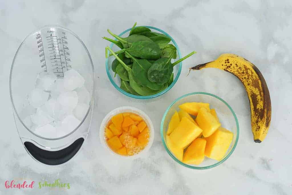 Green Peach Mango Smoothie 4 Green Peach Mango Smoothie Ingredients
