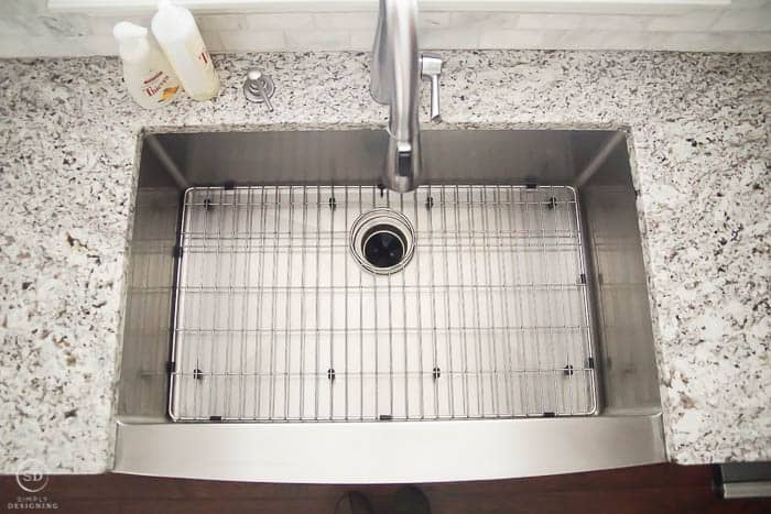 How To Clean A Kitchen Sink Grid