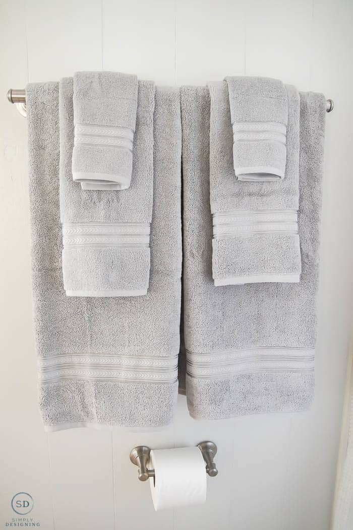 Gray towels