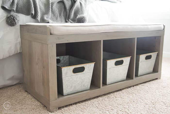 DIY Cube Storage Makeover  Diy cube storage, Diy storage bench, Cube  storage bench