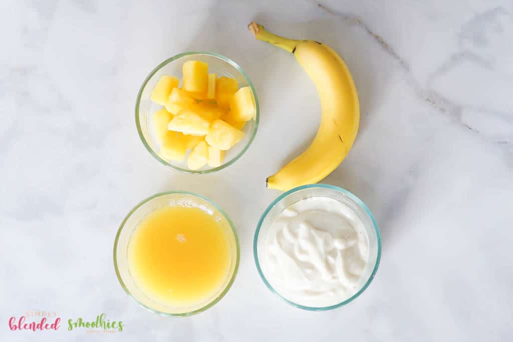Pineapple Smoothie 3 Pineapple Smoothie Ingredients