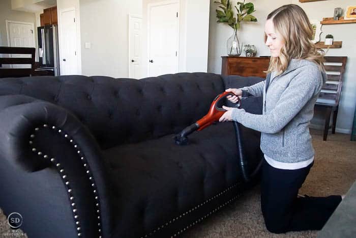 vacuum a couch