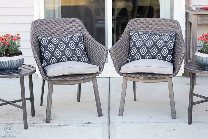 patio chat set