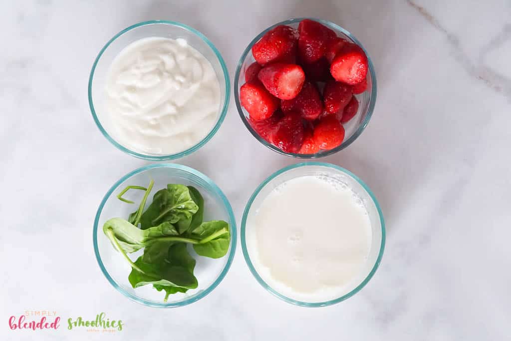 Strawberry Spinach Smoothie 6 strawberry spinach smoothie ingredients