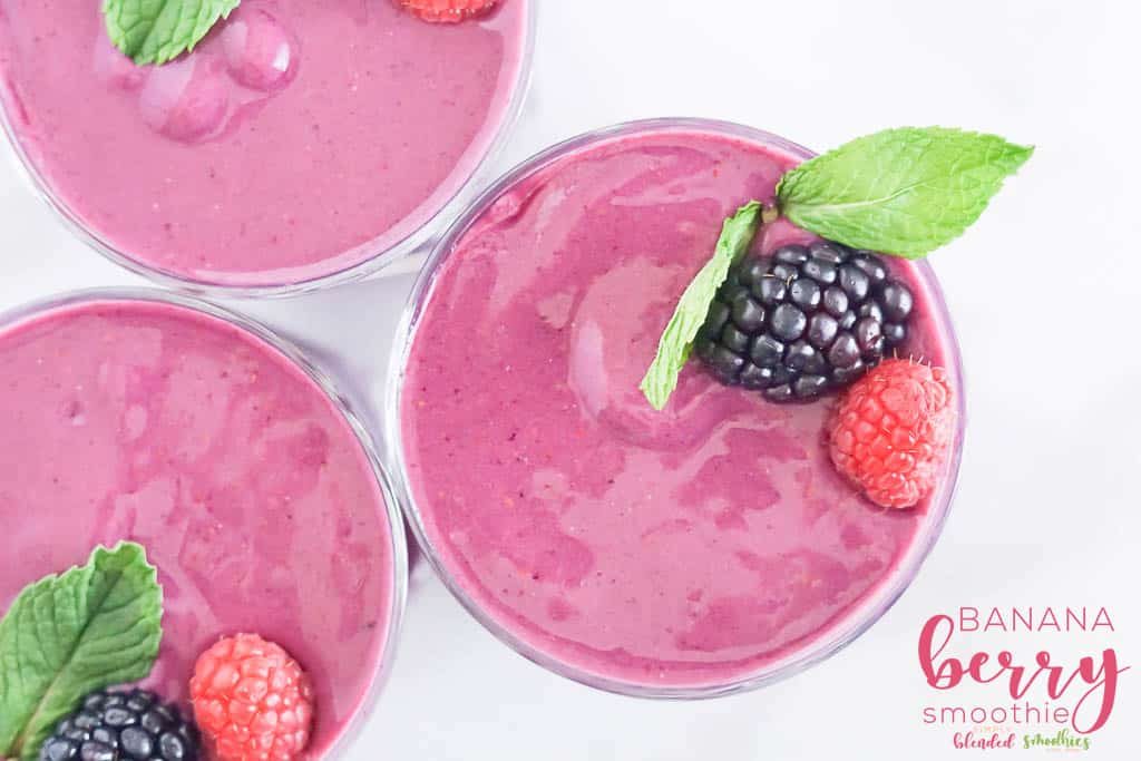 Banana Smoothie 14 Berry Banana Smoothie
