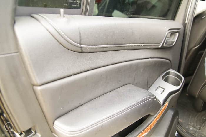how to clean a car - door - before