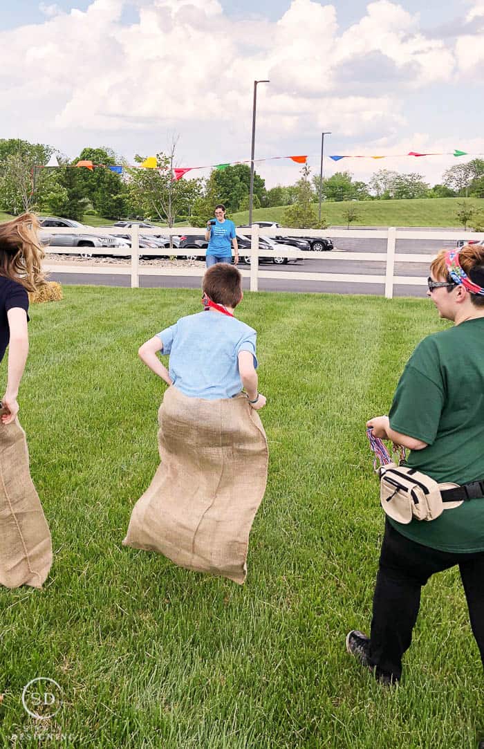 sack race