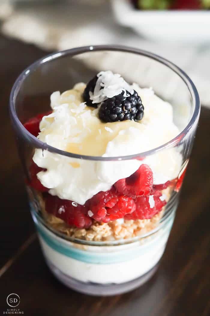 delicious yogurt parfait