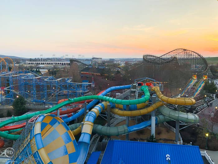 Hershey Park at sunset