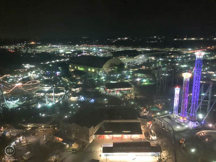 Hershey Park at night