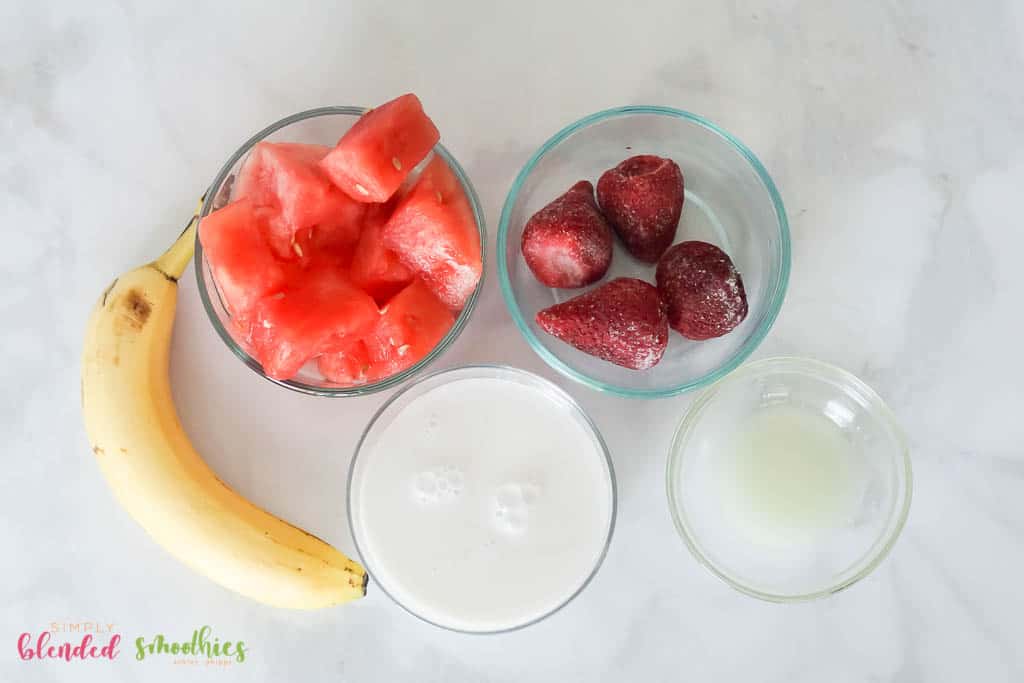 Easy Watermelon Smoothie Recipe 6 watermelon smoothie ingredients