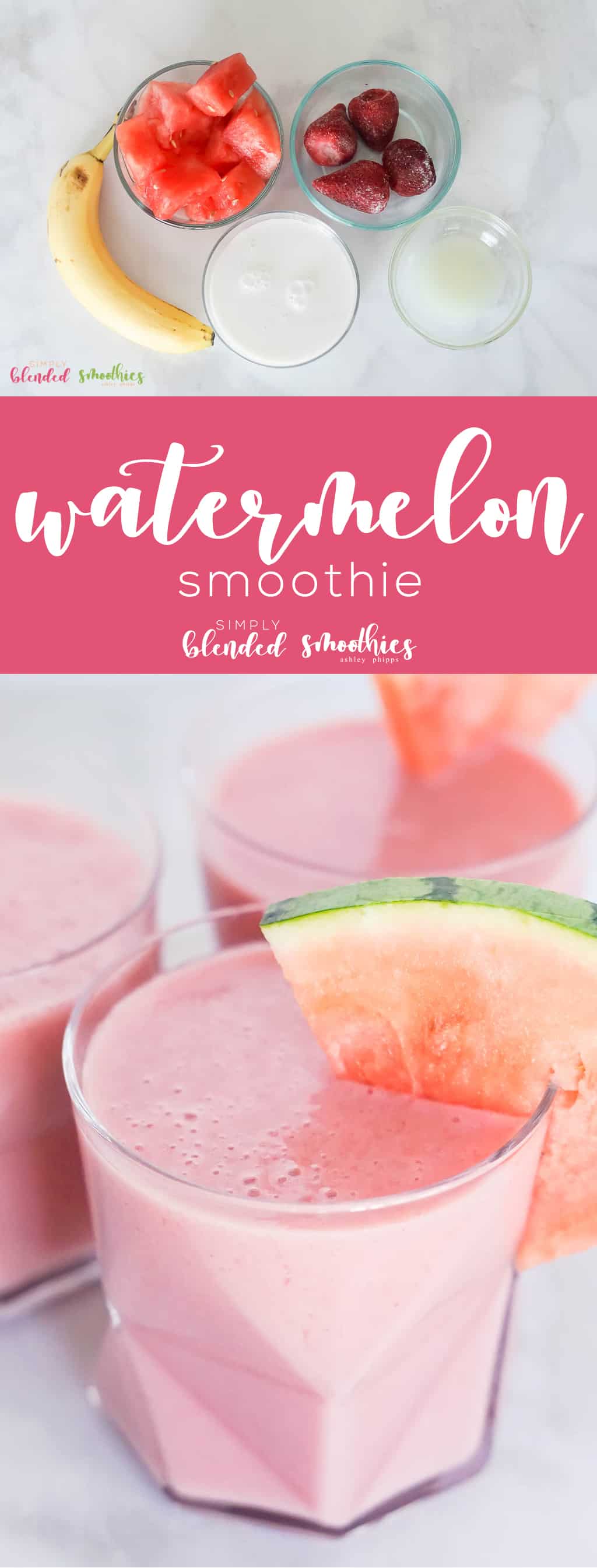 Easy Watermelon Smoothie Recipe 1 Watermelon Smoothie - this watermelon smoothie is a fresh and delicious drink especially during the summer
