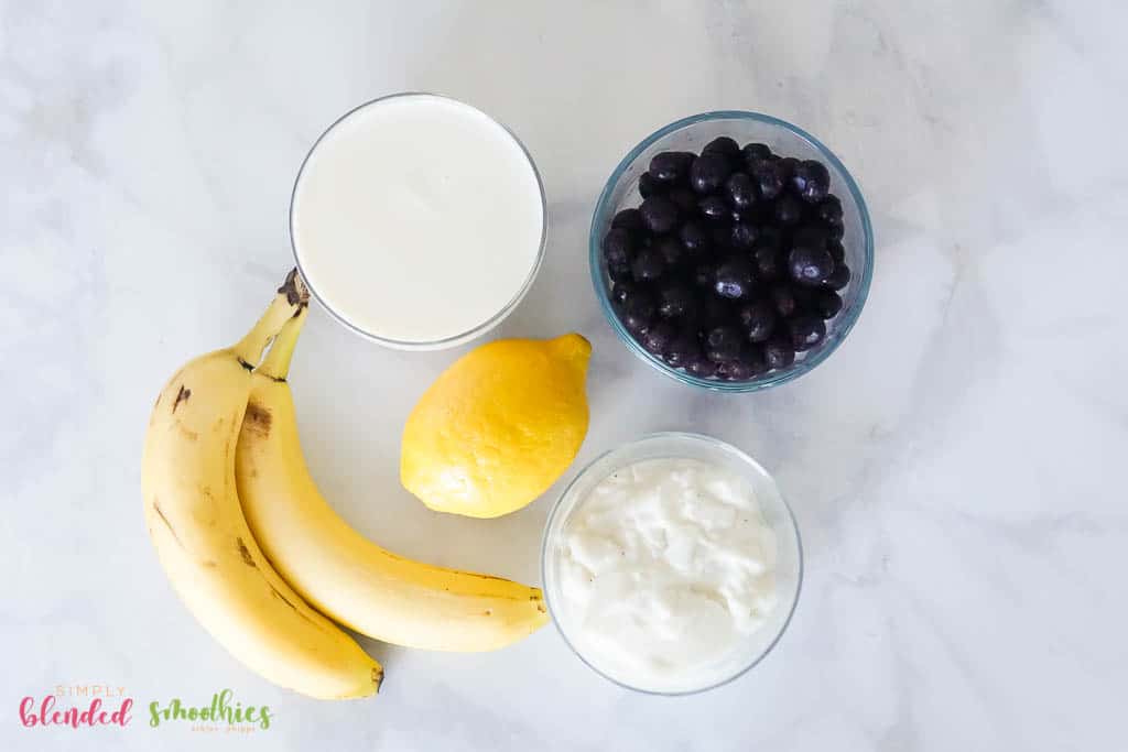 Blueberry Banana Smoothie 5 Blueberry Banana Smoothie ingredients
