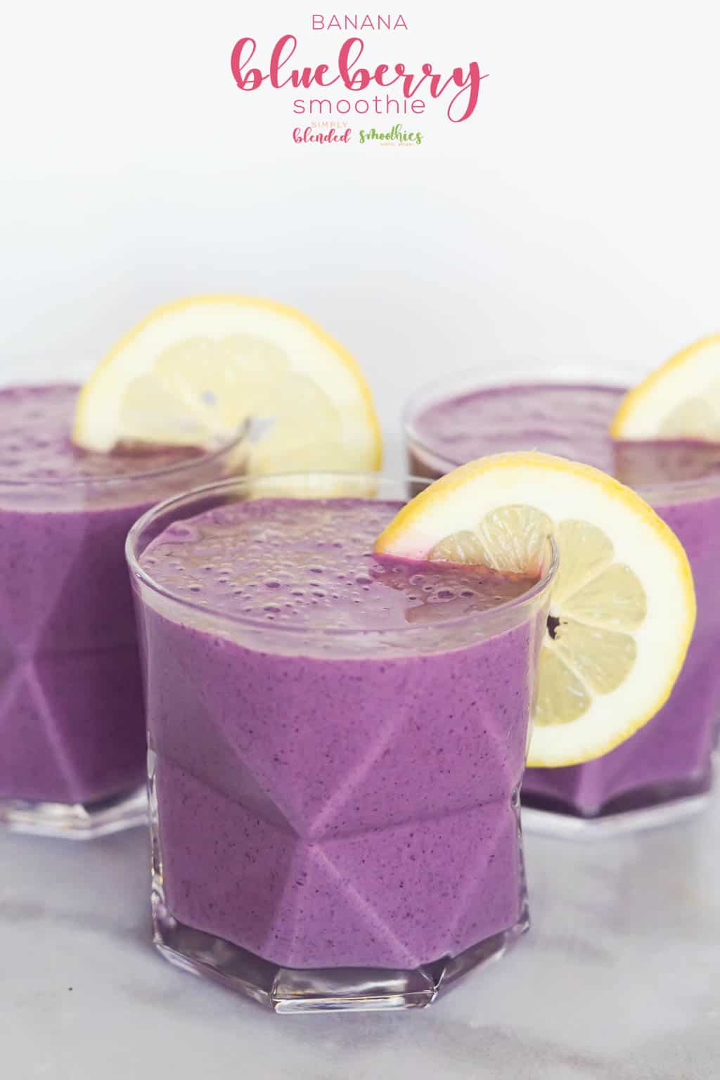 Blueberry Banana Smoothie 3 Blueberry Banana Smoothie - an easy and delicious blueberry smoothie recipe