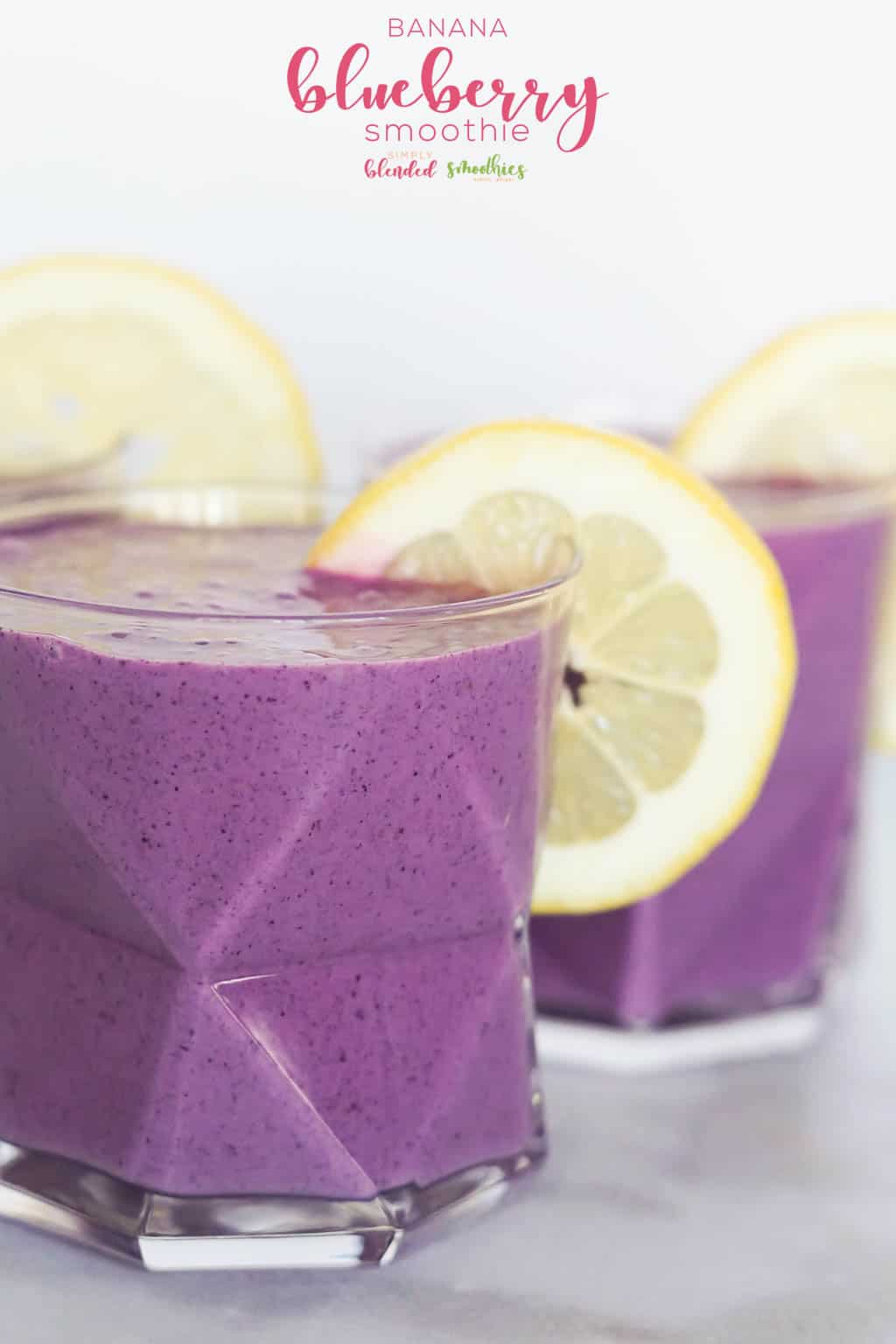 Banana Berry Smoothie 13 Blueberry Banana Smoothie - this easy berry smoothie recipe is delicious and packed full of antioxidants - it is such a healthy smoothie
