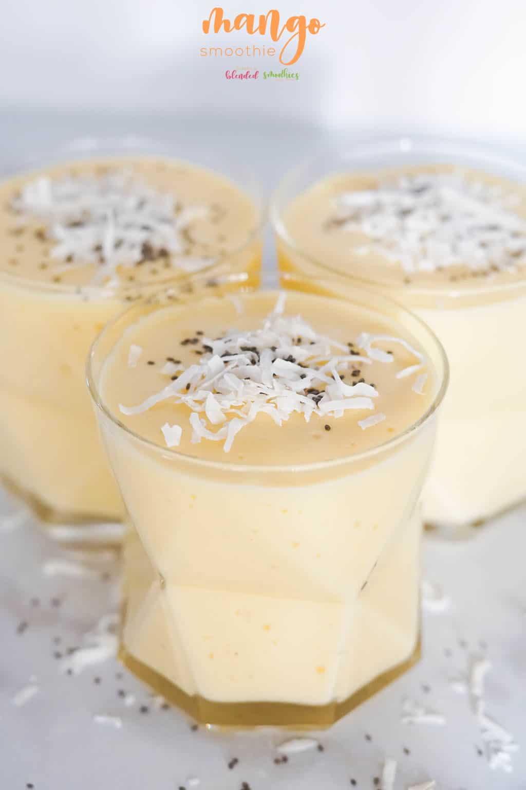 Healthy Mango Smoothie 3 Mango Smoothie - This mango smoothie recipe is full of tropical flavor and the perfect healthy smoothie for breakfast brunch lunch dinner or dessert - mango and banana smoothie