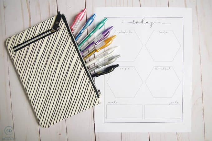 Bullet Journal Ideas &amp; Free Journal Printable | Simply Designing with ...