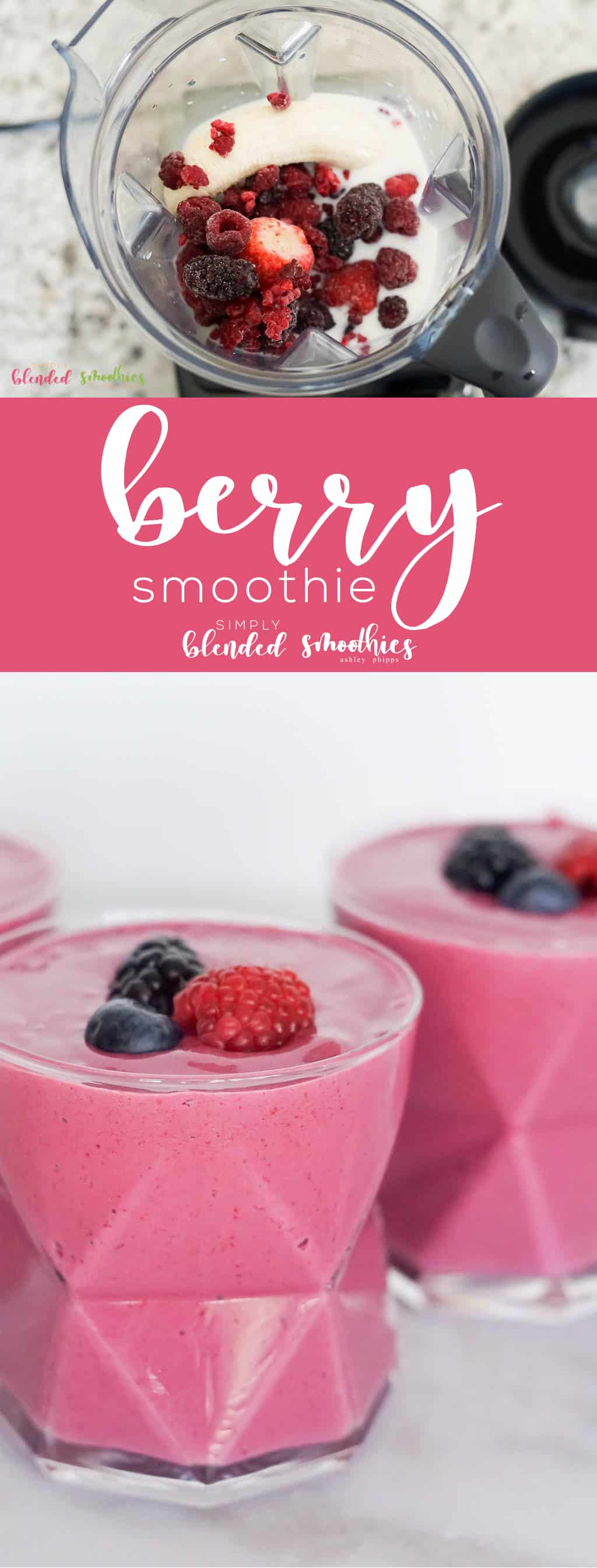 Berry Smoothie 1 This Berry Smoothie is the perfect morning smoothie