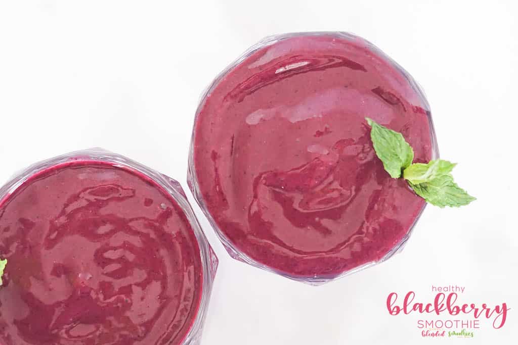 Raspberry Banana Smoothie 16 Easy to make and delicious black berry smoothie photo taken from the top down