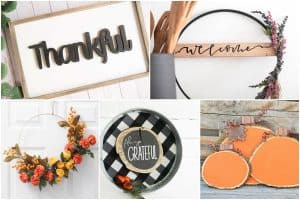 fall door decor collage social2 27 Beautiful Fall Door Decorating Ideas 4 Family Holiday Gift Guide
