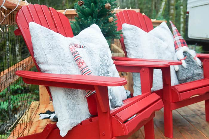 wood chairs painted