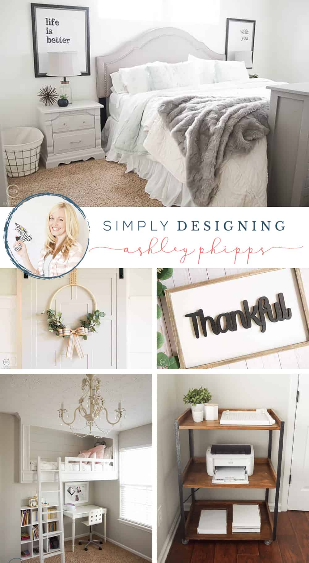 SimplyDesigning AshleyPhipps | 45 Light Bright and Beautiful Home Inspiration Ideas | 29 | winter wreath