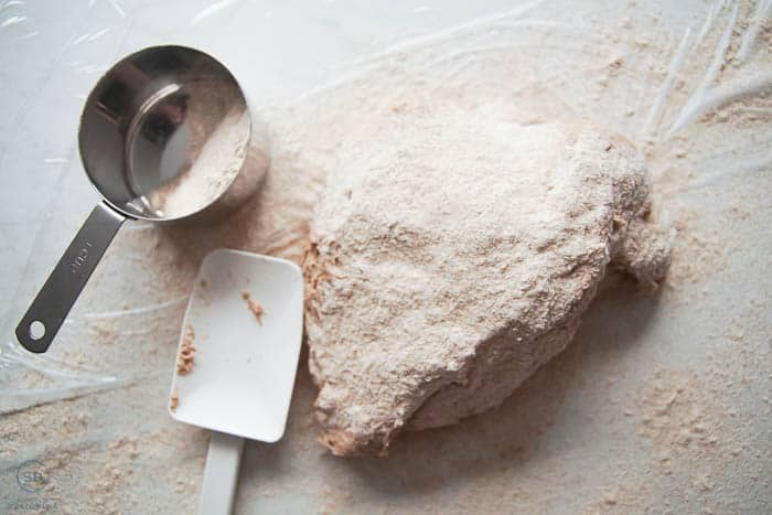 add more flour to bread dough