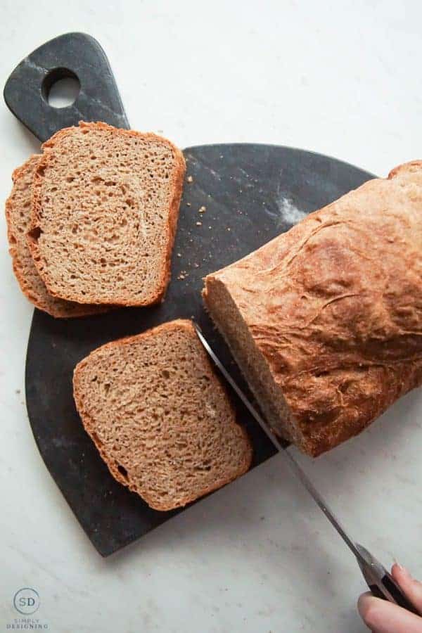 Whole Wheat No Knead Bread Recipe Simply Designing With Ashley