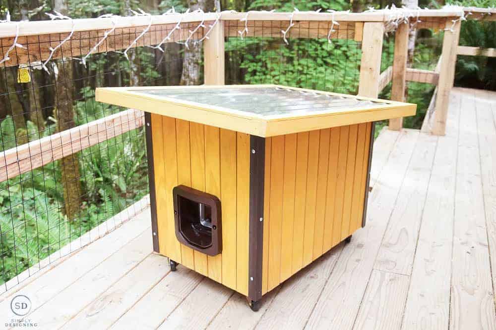 Build your own outlet outdoor cat house