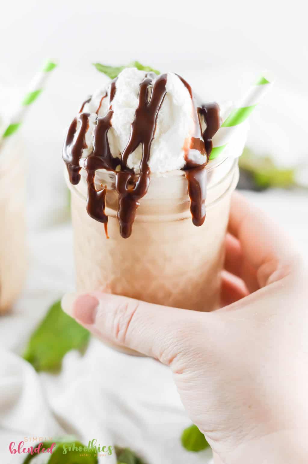 Mocha Frappe 2 Mocha Frappe with chocolate drizzle