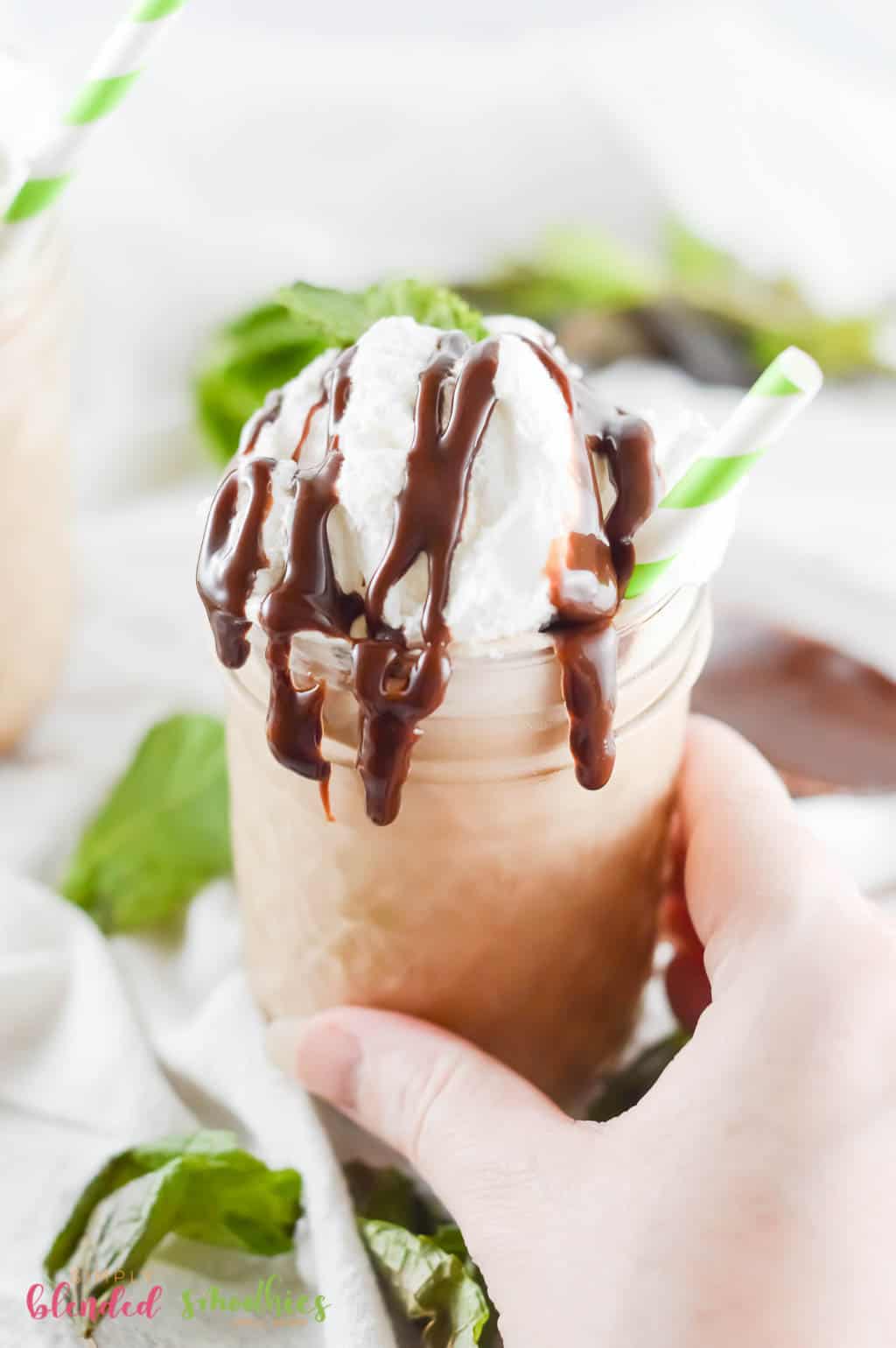 Mocha Frappe 9 chocolate coffee smoothie