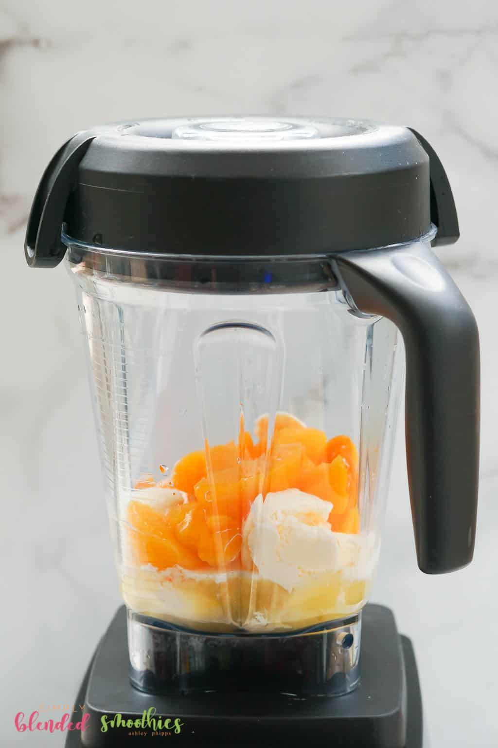 Peach Milkshake 8 how to make a peach milkshake with ingredients in a blender