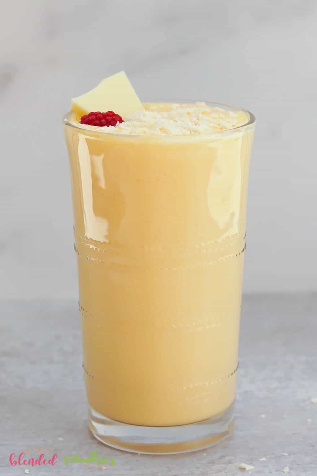 Mango Peach Smoothie 18 Peach Milkshake with white chocolate