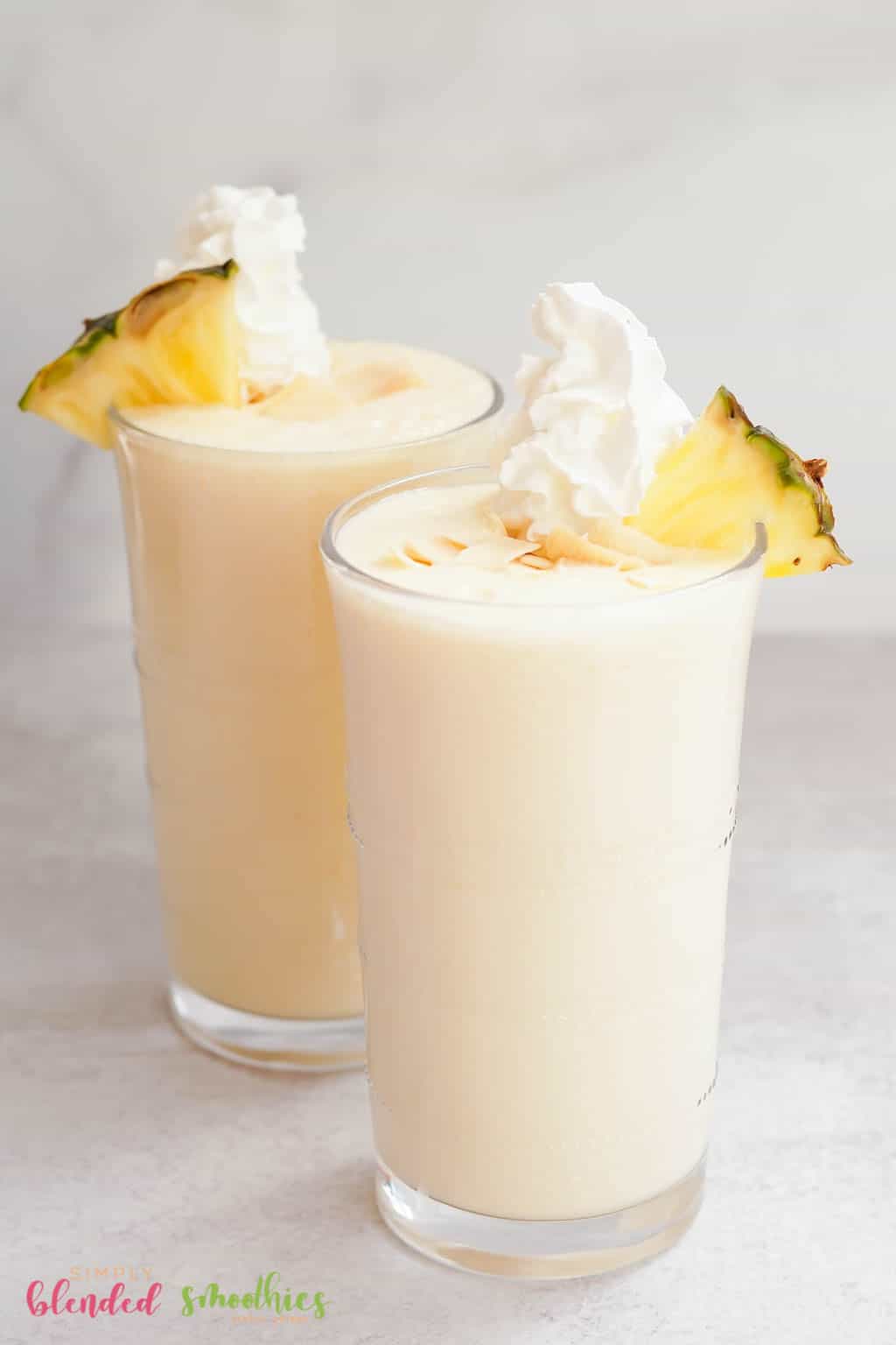 Peach Pineapple Milkshake 12 milkshake made with pineapple