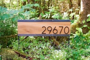 How to make an Address Sign 09259 How to make an Address Sign 5 planter ideas