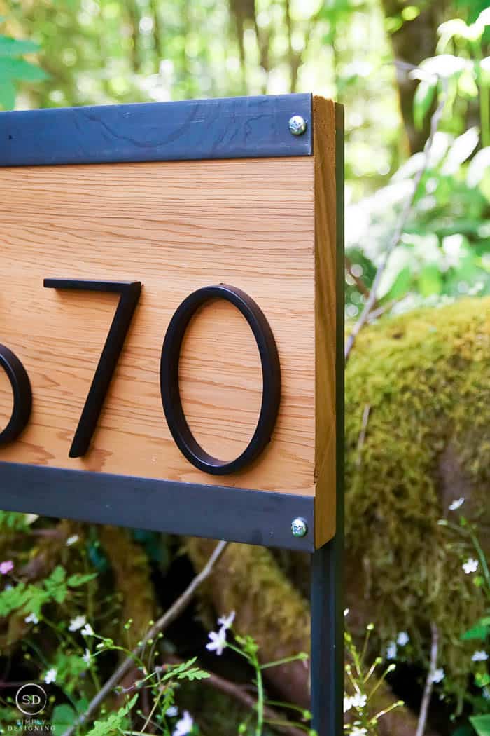 sign for house numbers