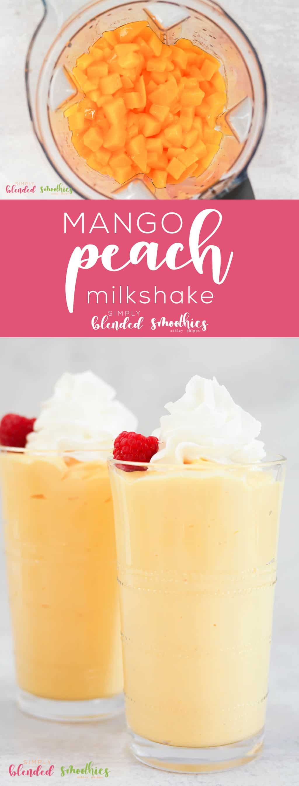 Mango Peach Milkshake 1 This mango peach milkshake is a delicious treat that you can make in your home with a secret ingredient that you do not want to miss