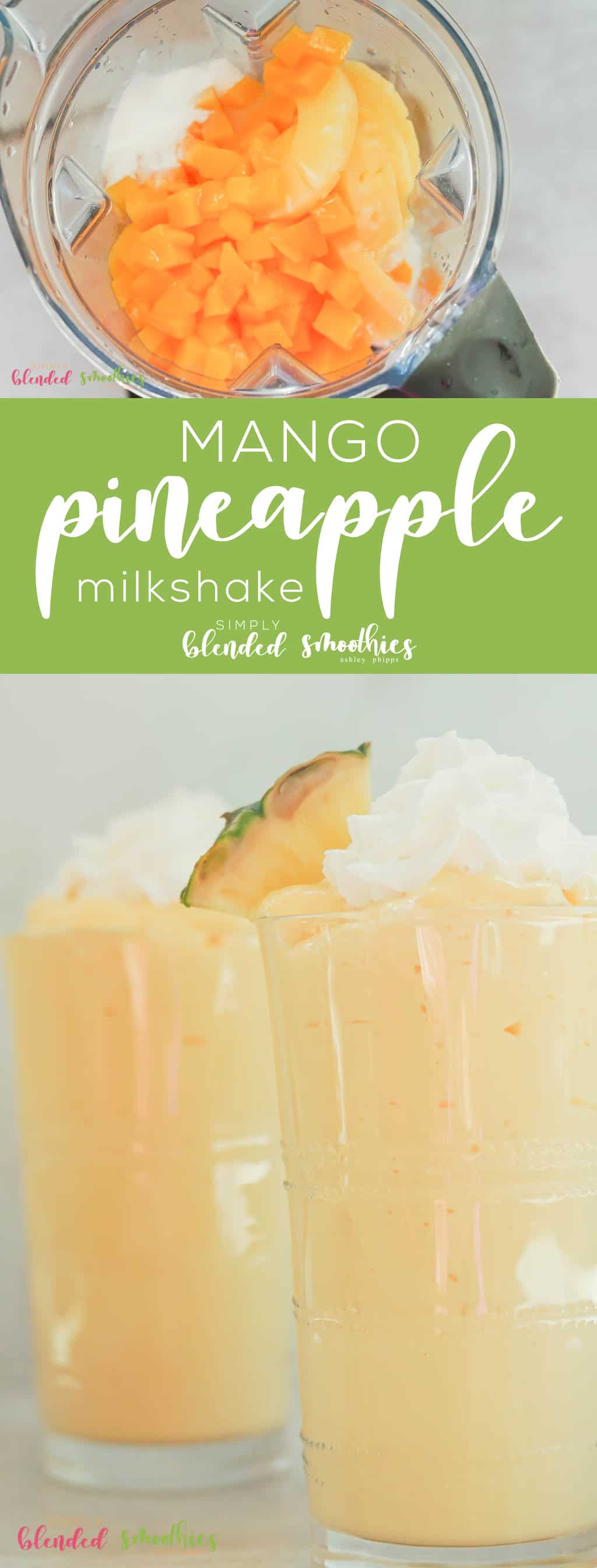 Mango Pineapple Milkshake 11 Make this delicious Mango Pineapple Milkshake next time you want a scrumptious tropical-inspired milkshake treat