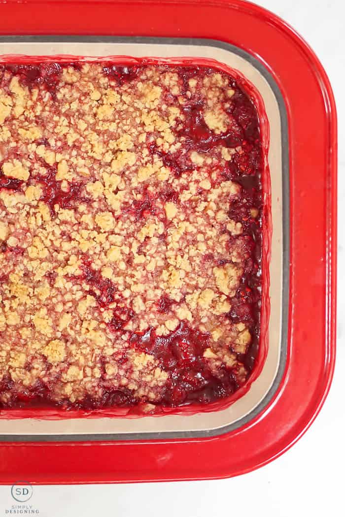 recipe for crisp with raspberries