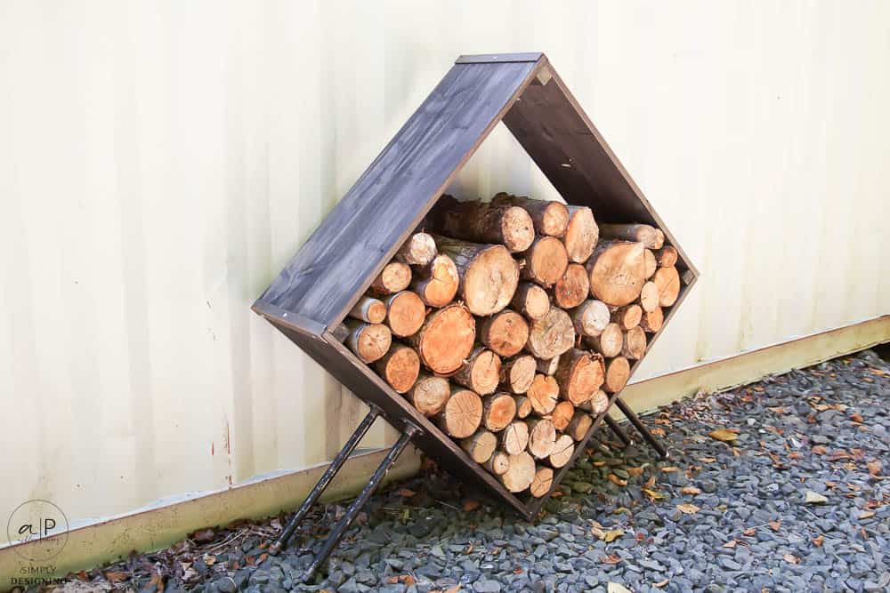 How to make discount a firewood storage rack