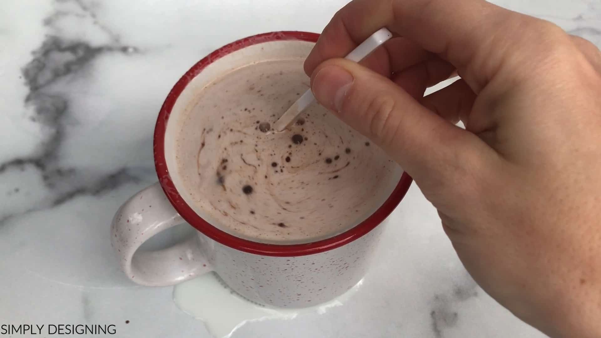 caramel hot chocolate 