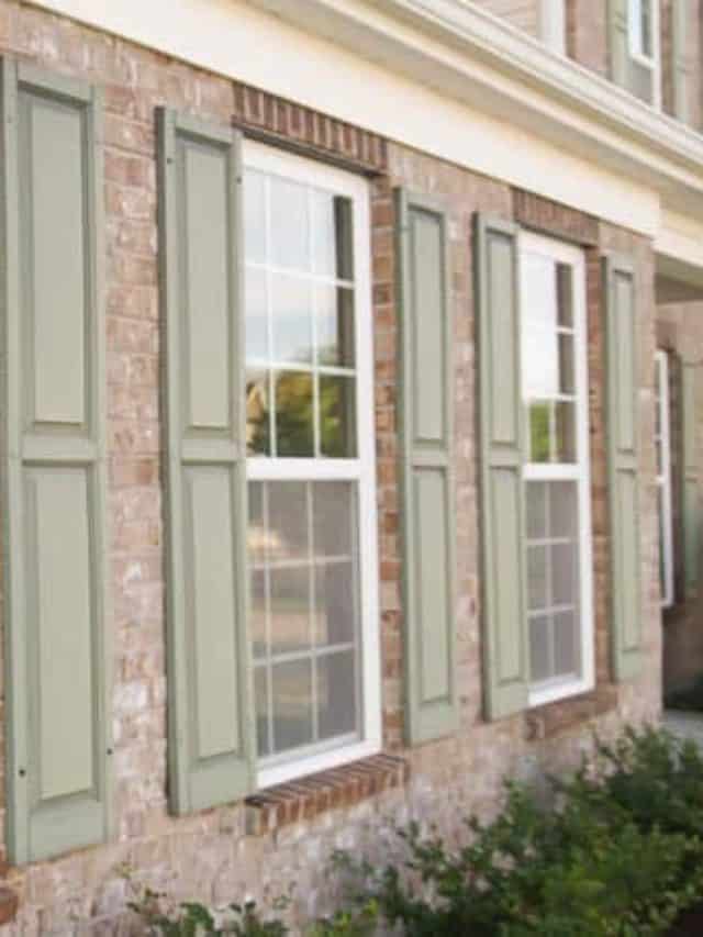 How to Paint Shutters and a Front Door Story