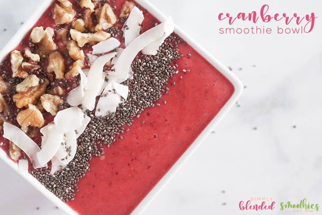 Cranberry Smoothie Bowl Recipe 2 Cranberry Smoothie Bowl Recipe