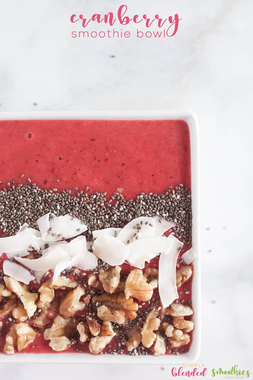 Cranberry Smoothie Bowl Recipe 4 Cranberry Smoothie Bowl